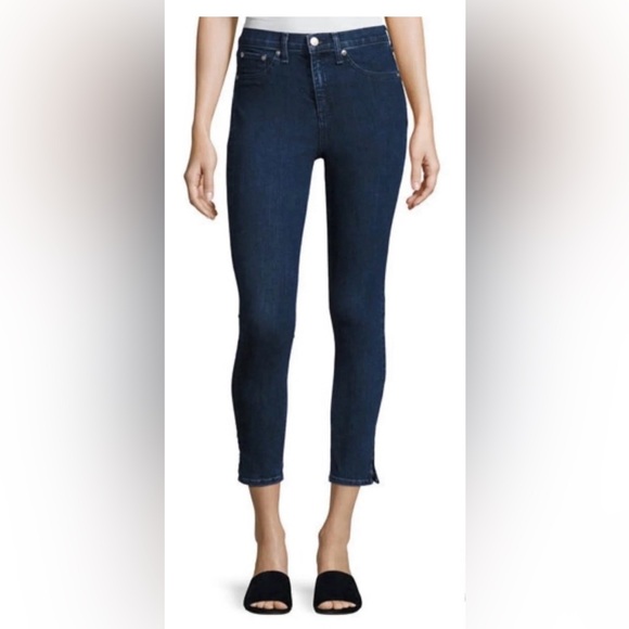 Rag and bone 10inch Capri Blue Jeans- Size 27 - Picture 1 of 7